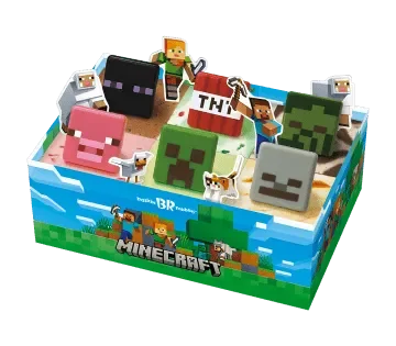 マインクラフトアイスクリームケーキ