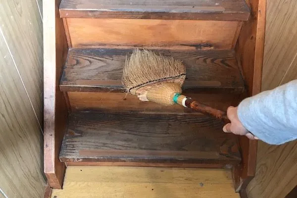 階段掃除