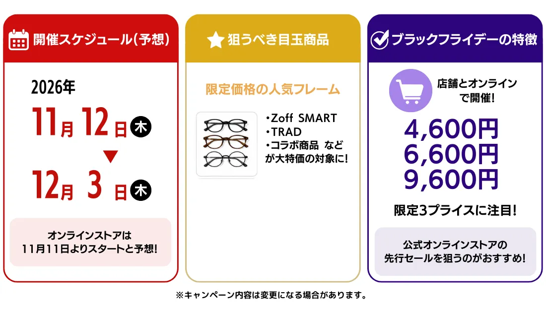 Zoffブラックフライデー