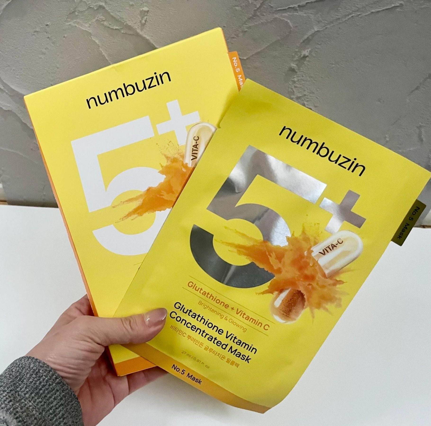 NUMBUZIN（ナンバーズイン）｜5番 白玉グルタチオンCふりかけマスク