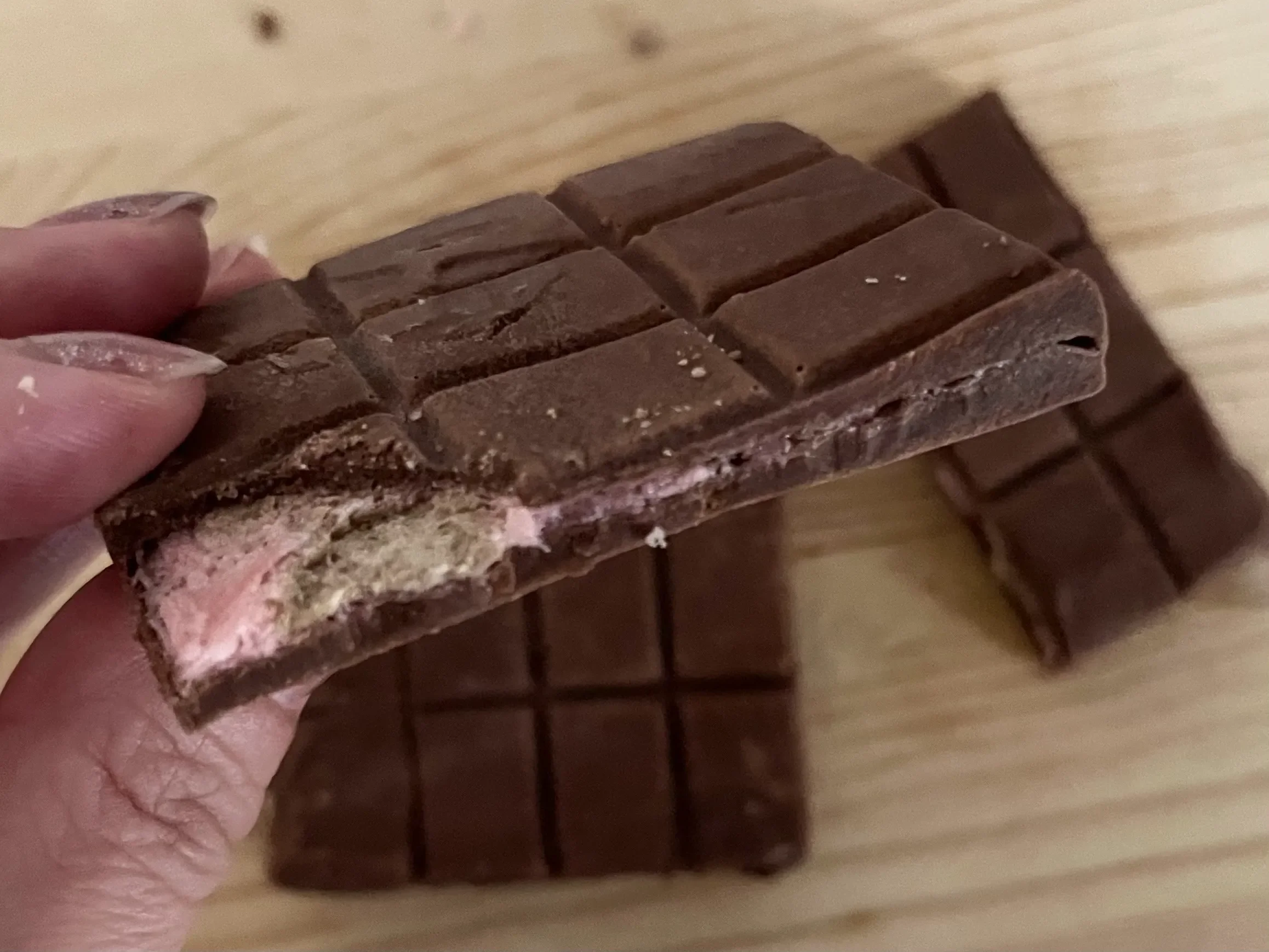 Angel Hair Chocolate(ナチュラル)の断面図
