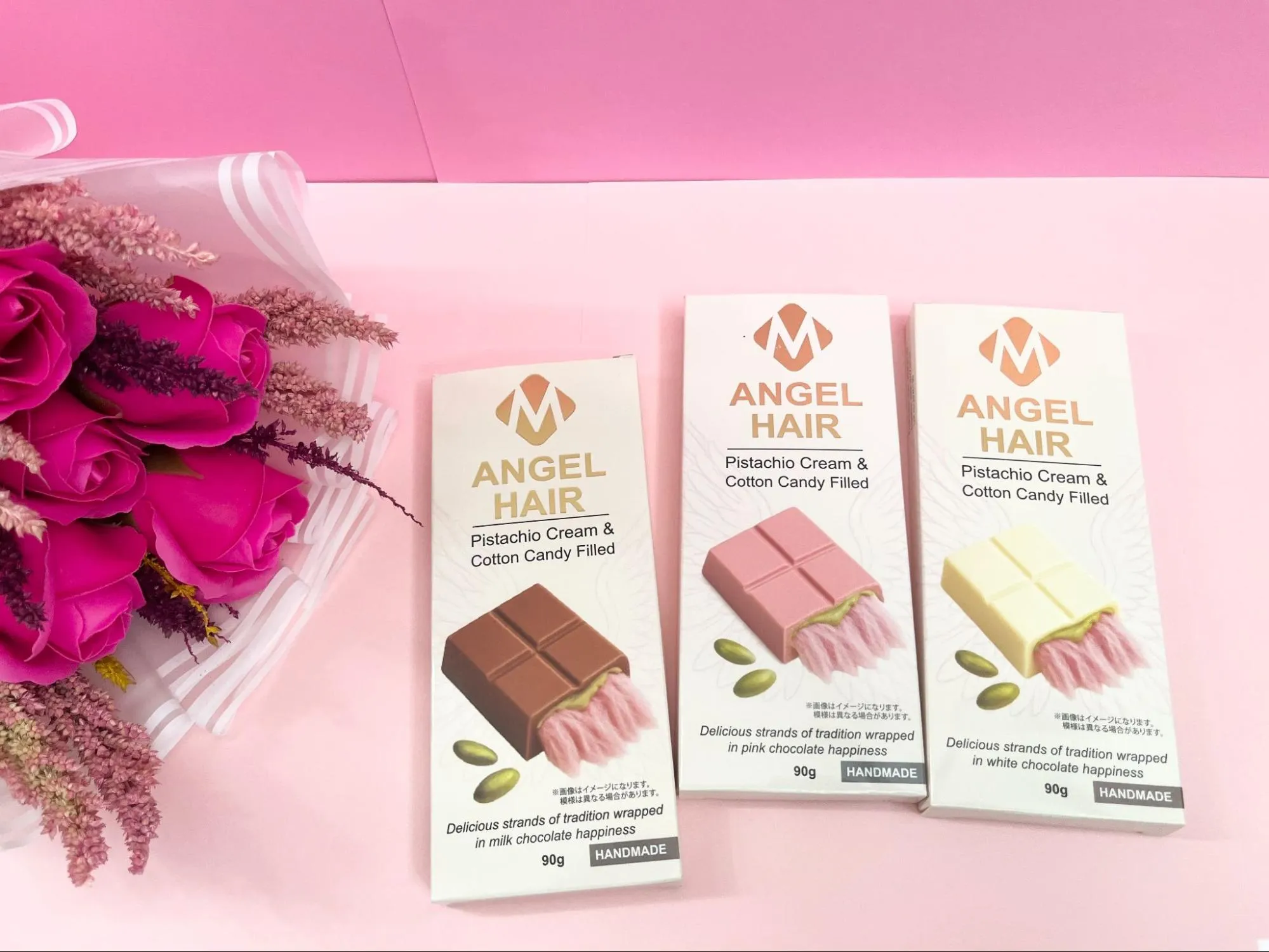 エンジェルヘアチョコのパッケージの画像