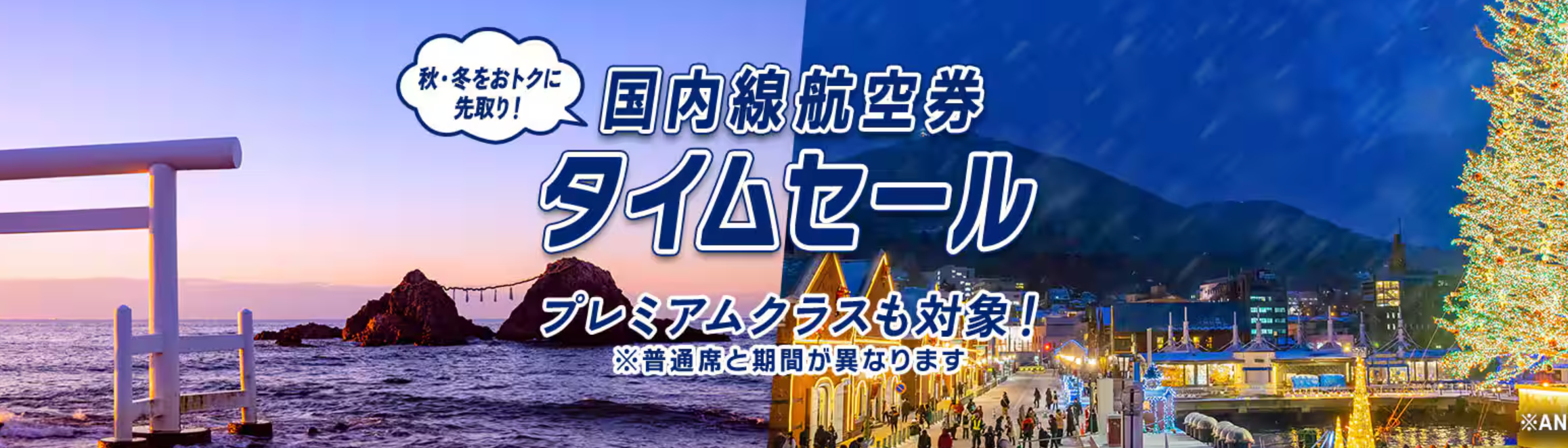 ANA国内線タイムセール