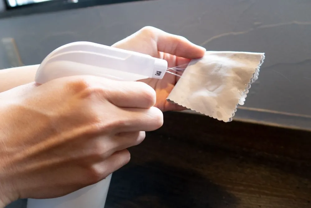 スマホ/除菌方法/消毒用エタノール/クロス