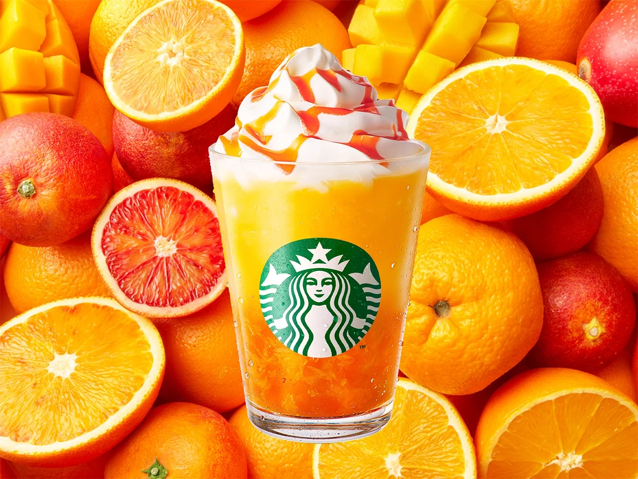 ぎゅぎゅっと オレンジ＆マンゴーフラペチーノ®