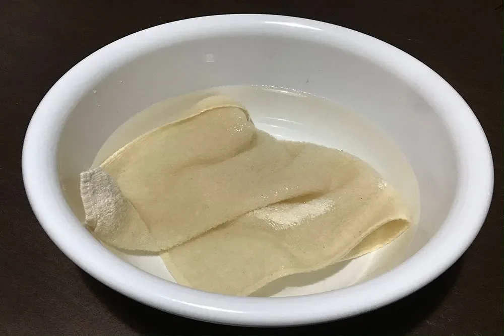 リネンナでつけおき洗い