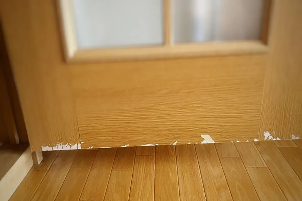 扉に傷や凹みができてしまった場合