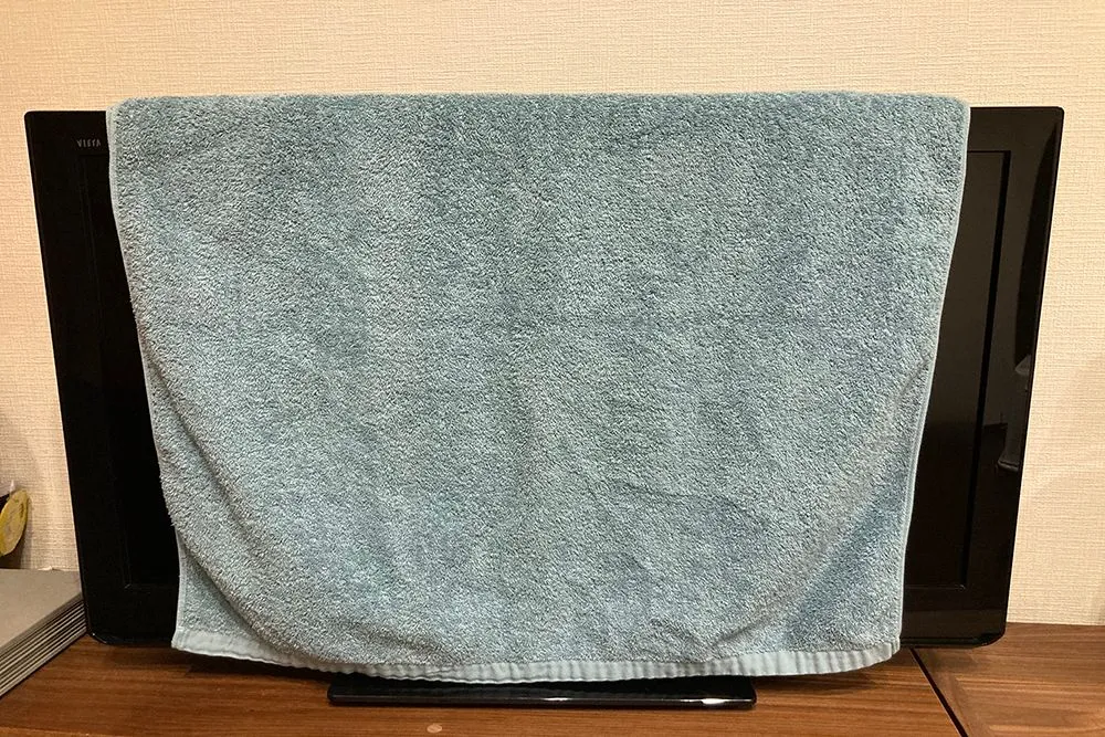 テレビの引っ越し準備