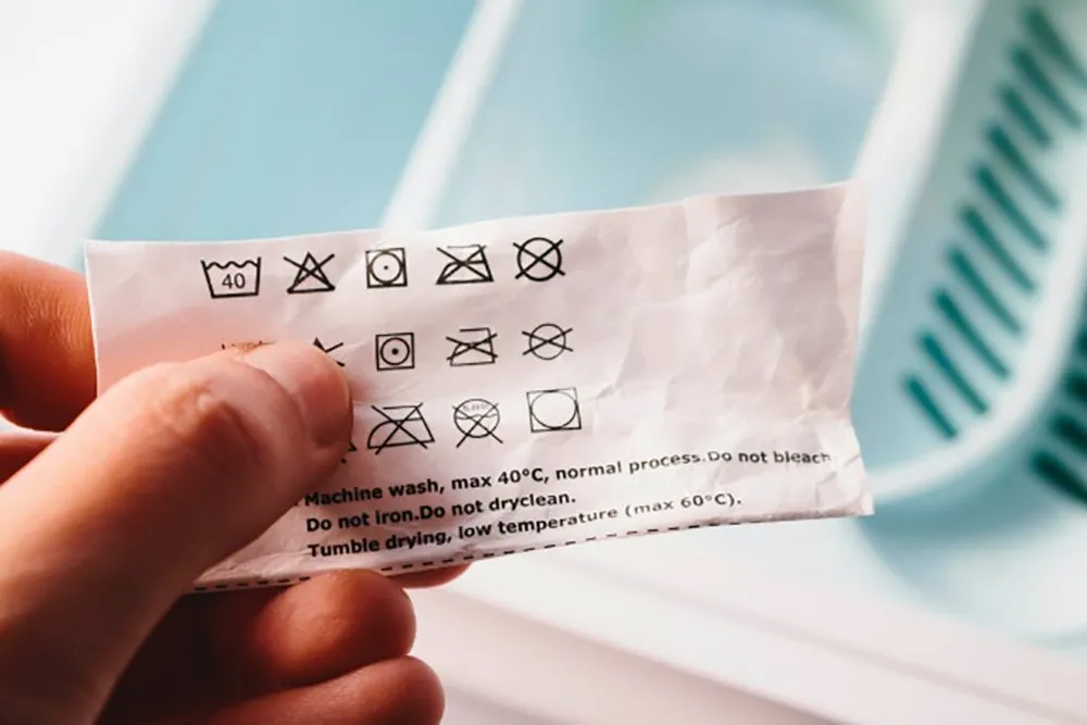 洗濯マークをチェックする