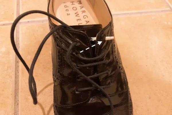 革靴/結び方/パラレル/手順