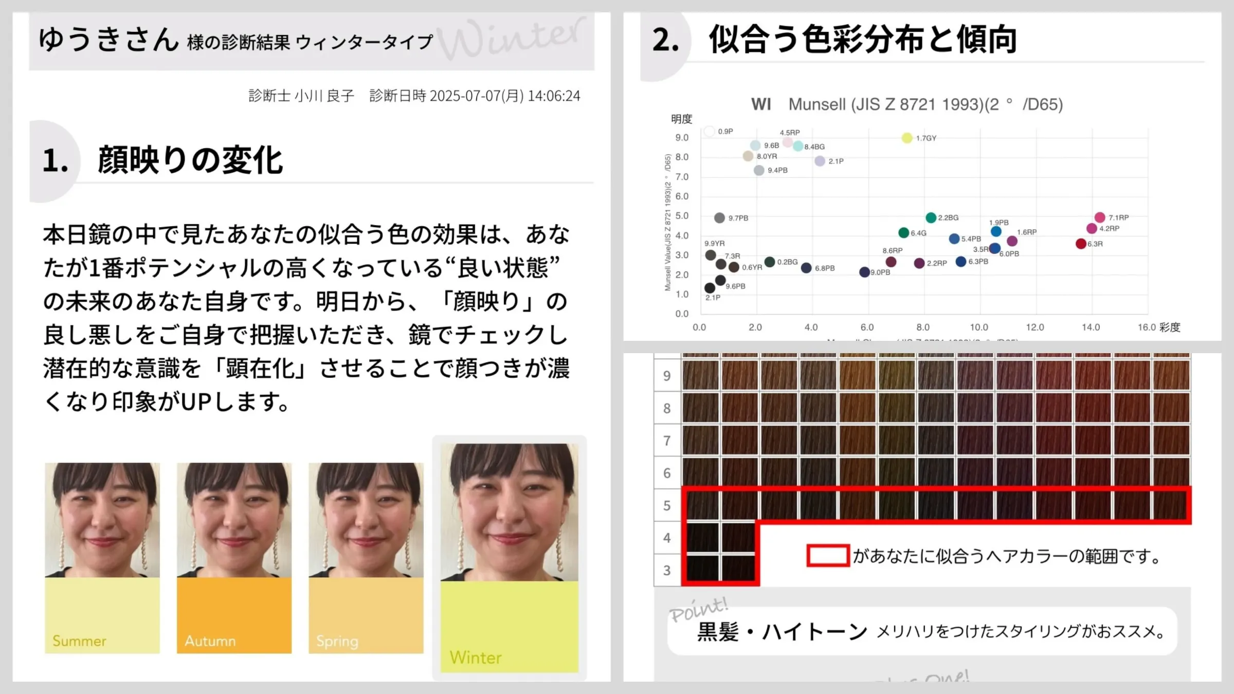 パーソナルカラー診断
