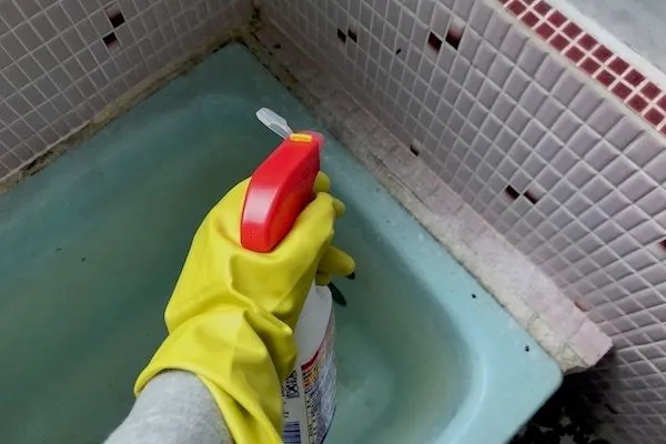 風呂場掃除/カビキラー