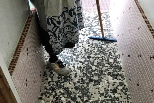風呂場掃除/履き掃除