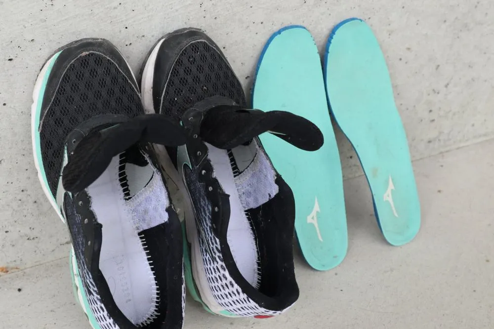 ランニングシューズのお手入れ