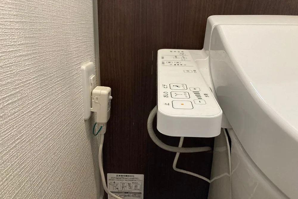 ウォシュレットの後付け