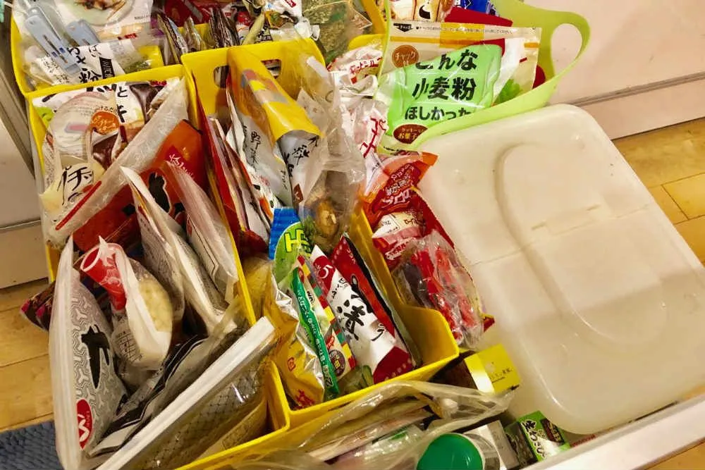 引き出し収納/コツ/縦置き/キッチン/食材/調味料/ファイルボックス