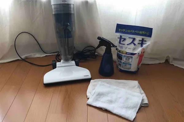 照明器具/掃除/電気カバー/掃除機/セスキ炭酸ソーダ/スプレーボトル/雑巾