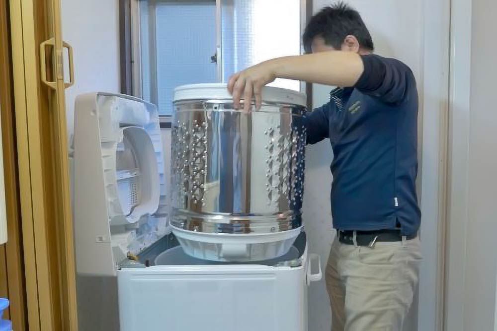 洗濯機の分解クリーニング