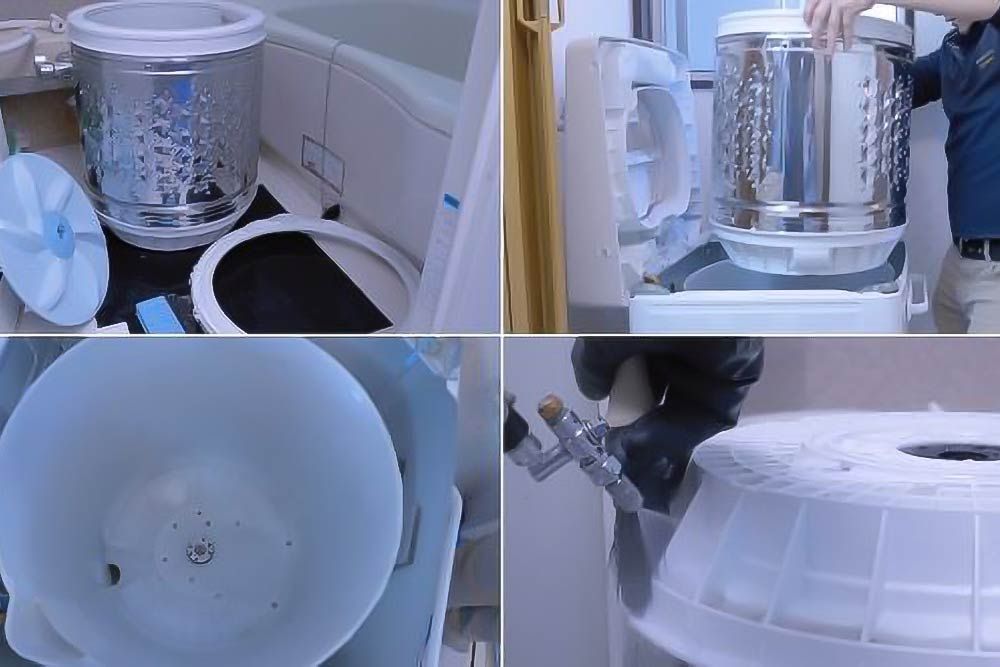 洗濯機の分解クリーニング
