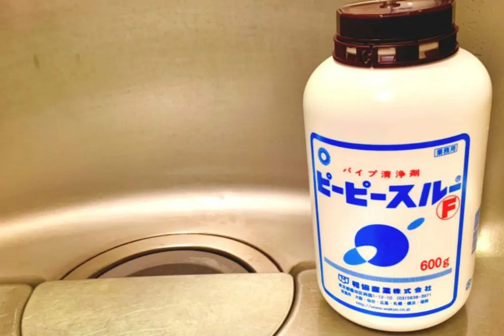 ピーピースルーでキッチンの排水口掃除