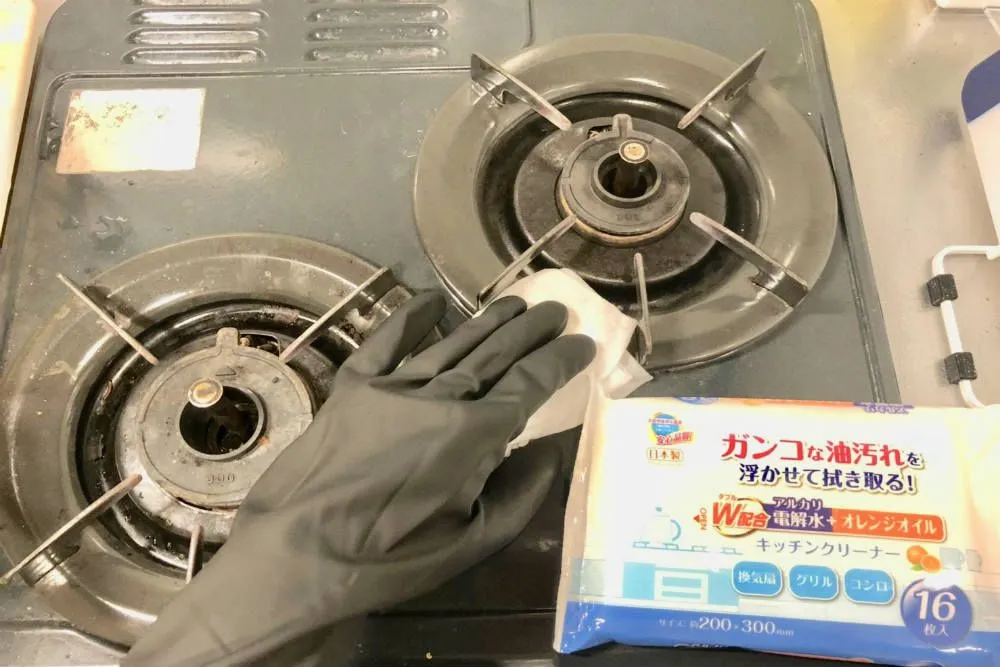 セリアの掃除グッズ/キッチンクリーナーシート