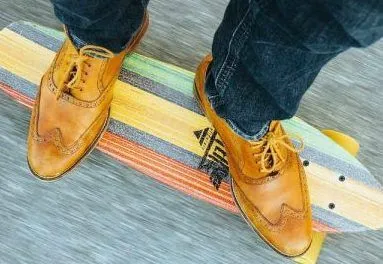 革靴/結び方/パラレル