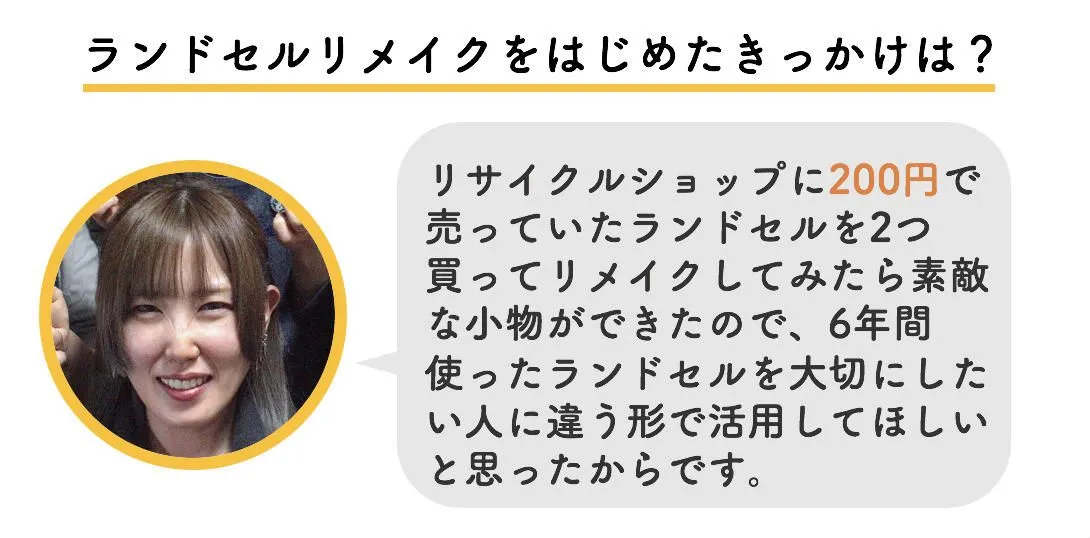 ランドセルリメイク