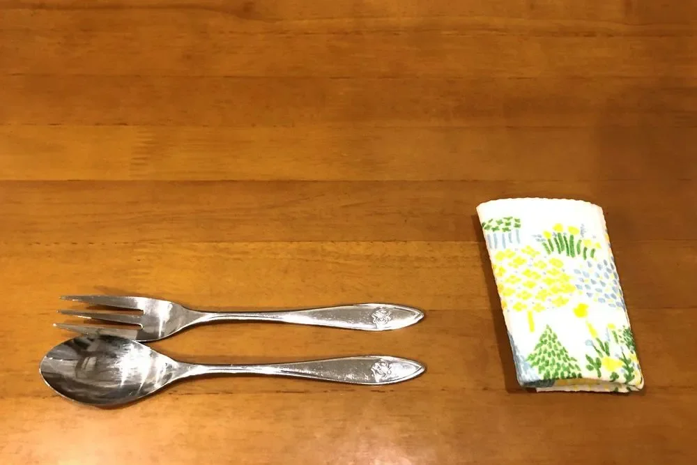 スポンジワイプ/使用例/おしぼり