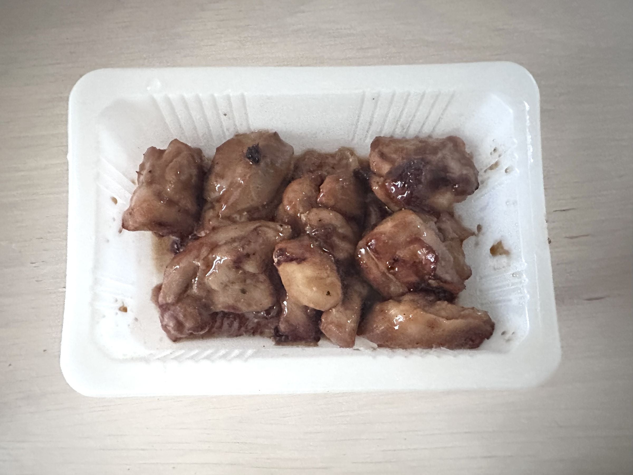 セブンイレブンの焼き鳥ももたれ 140g出来上がり