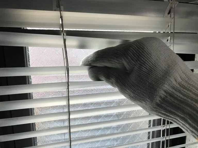 ブラインド掃除