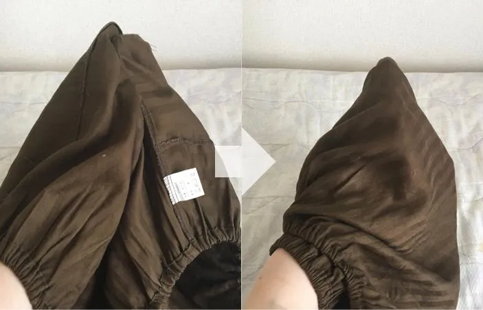 ボックスシーツのたたみ方