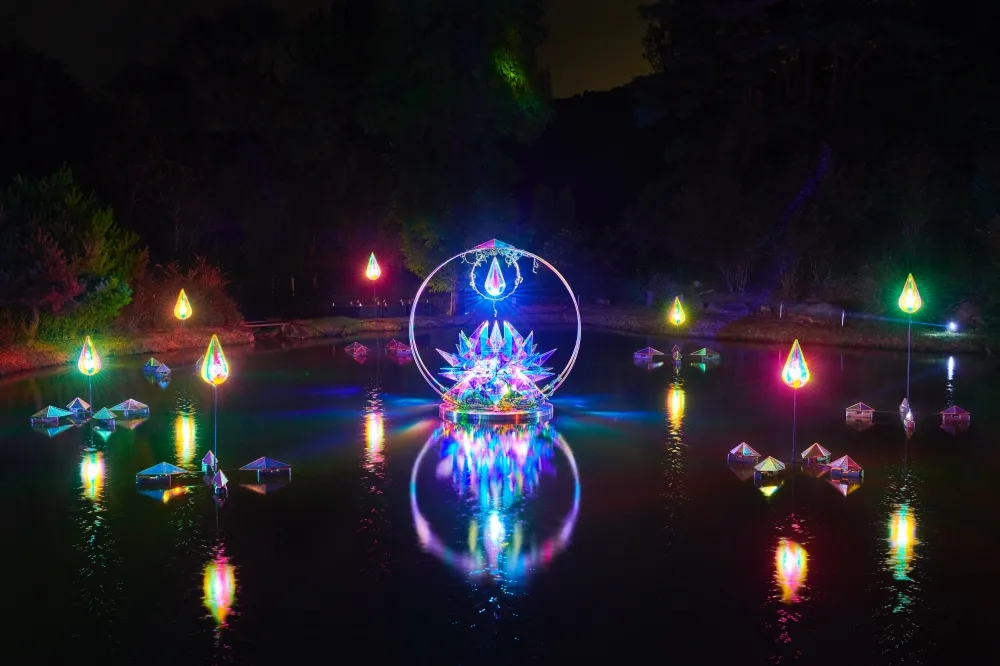 京都イルミネーション シナスタジアヒルズ ASOBIYUKU京都 るり渓温泉