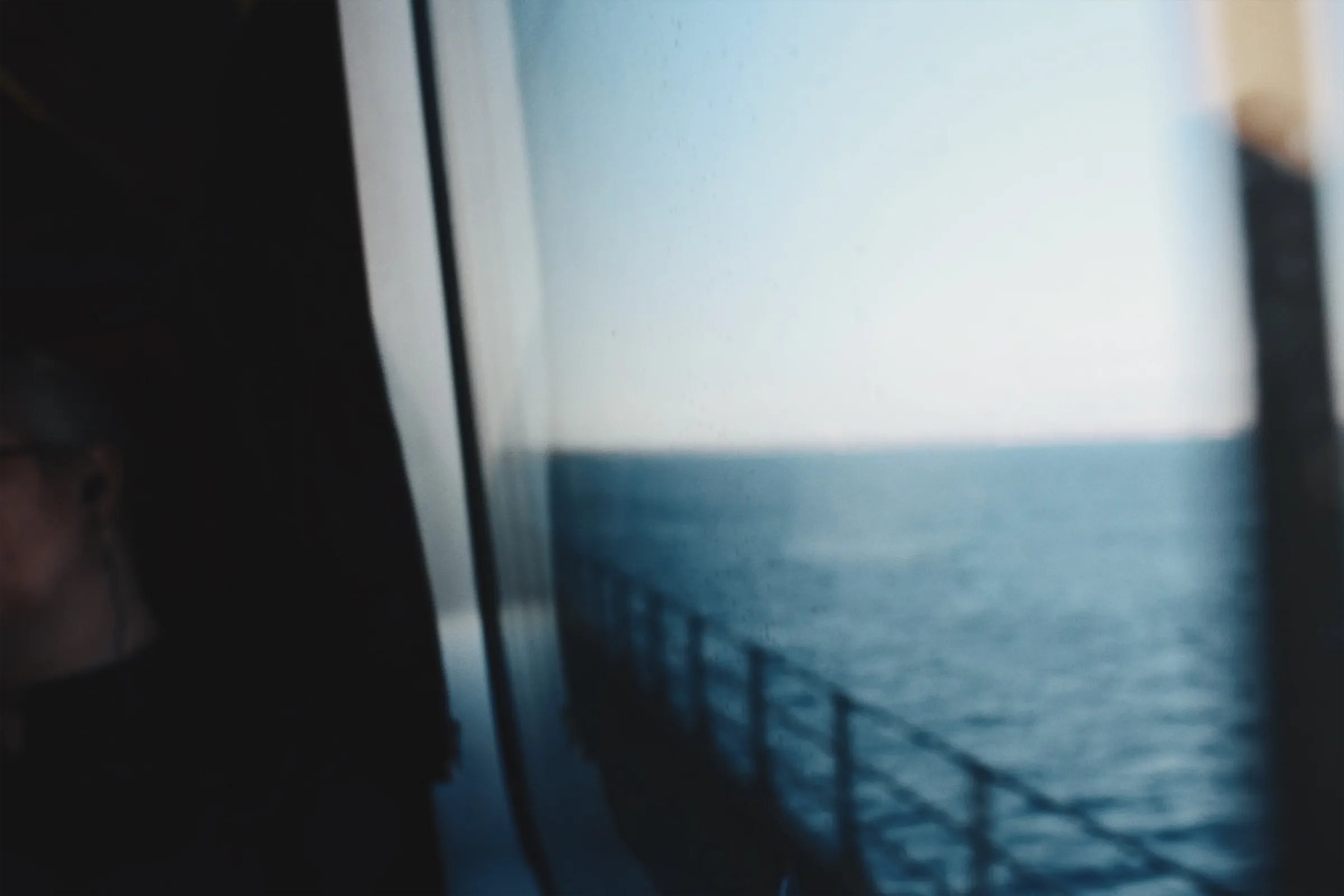 コペンハーゲンの列車の車窓