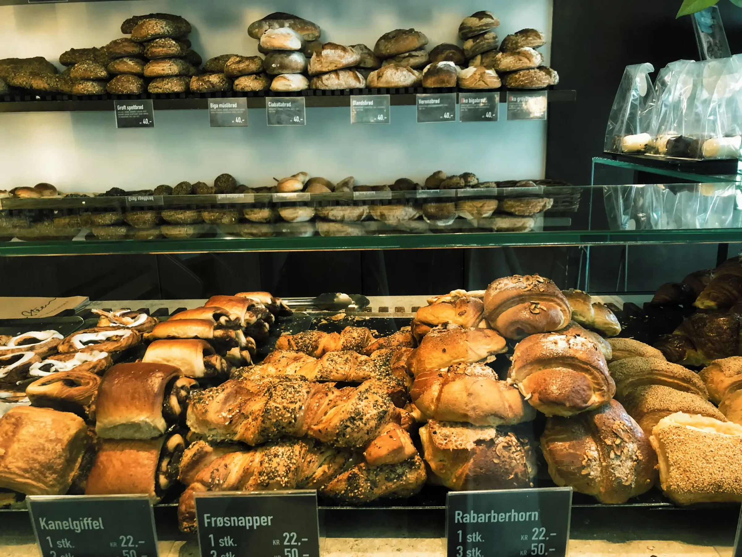 コペンハーゲンのパン屋さん
