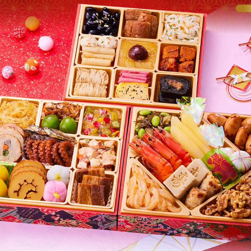 板前魂の花籠 3段重