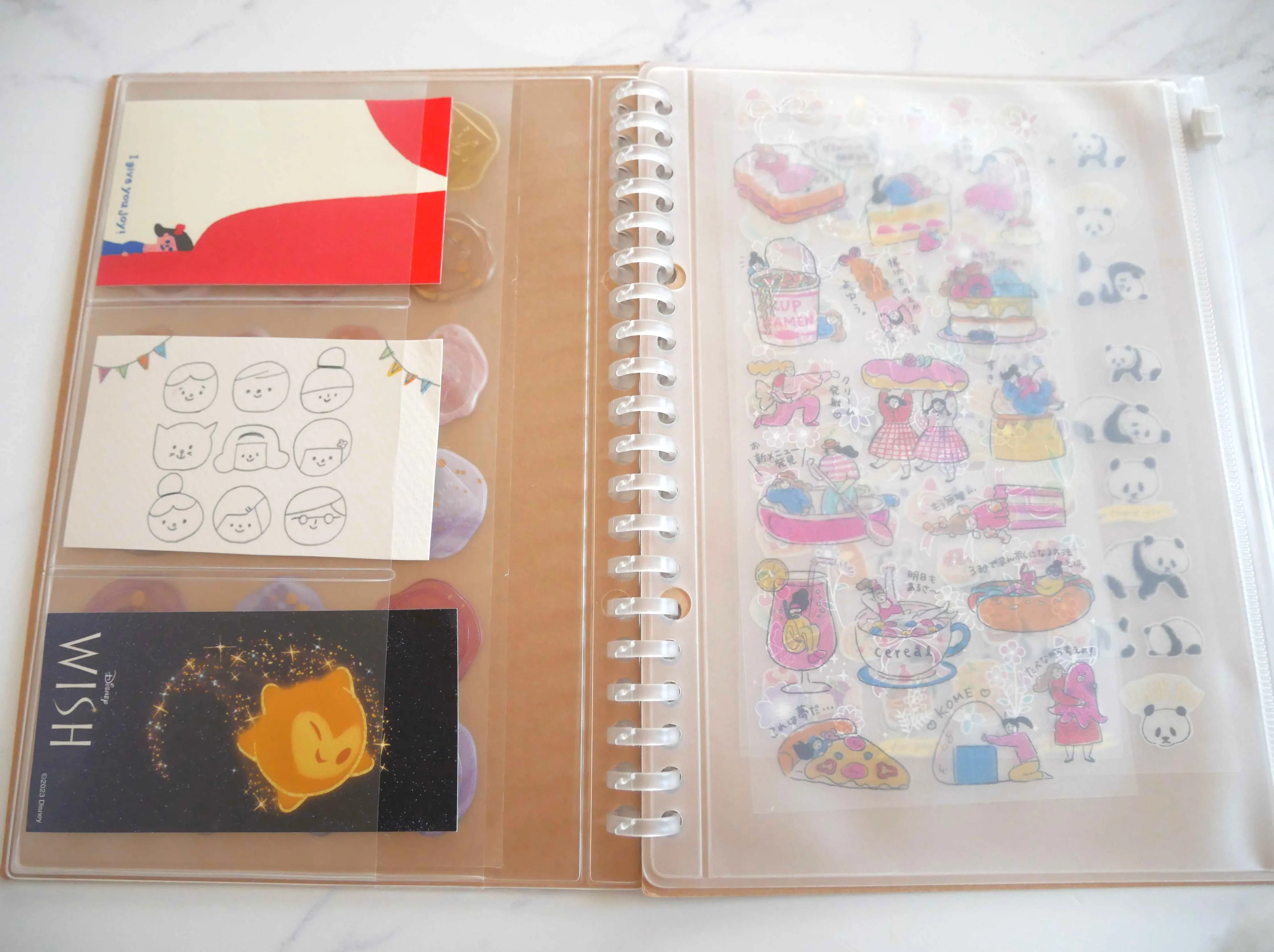 シール帳／無印良品