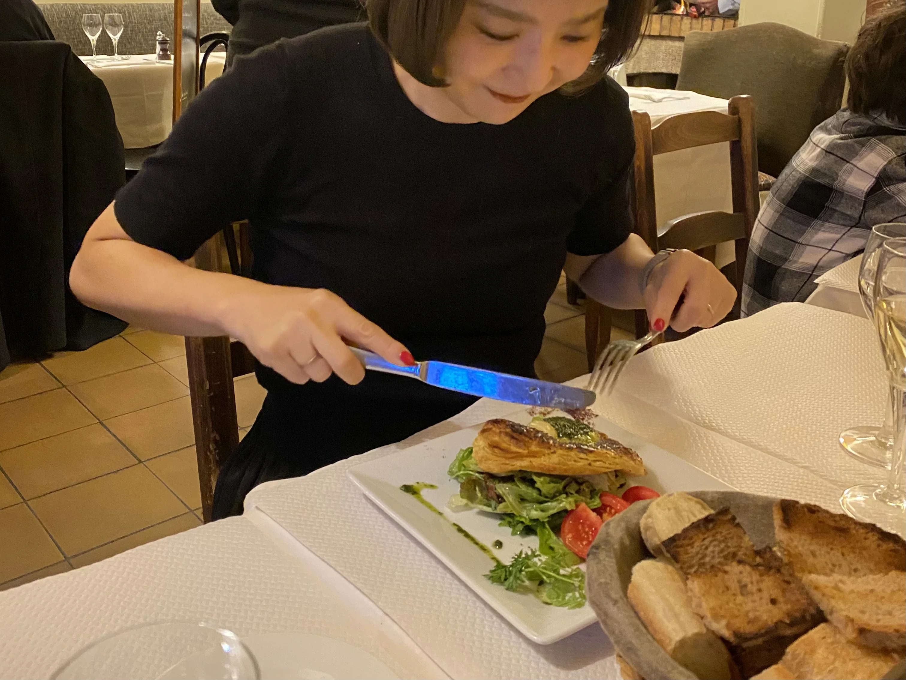 レストランでの食事