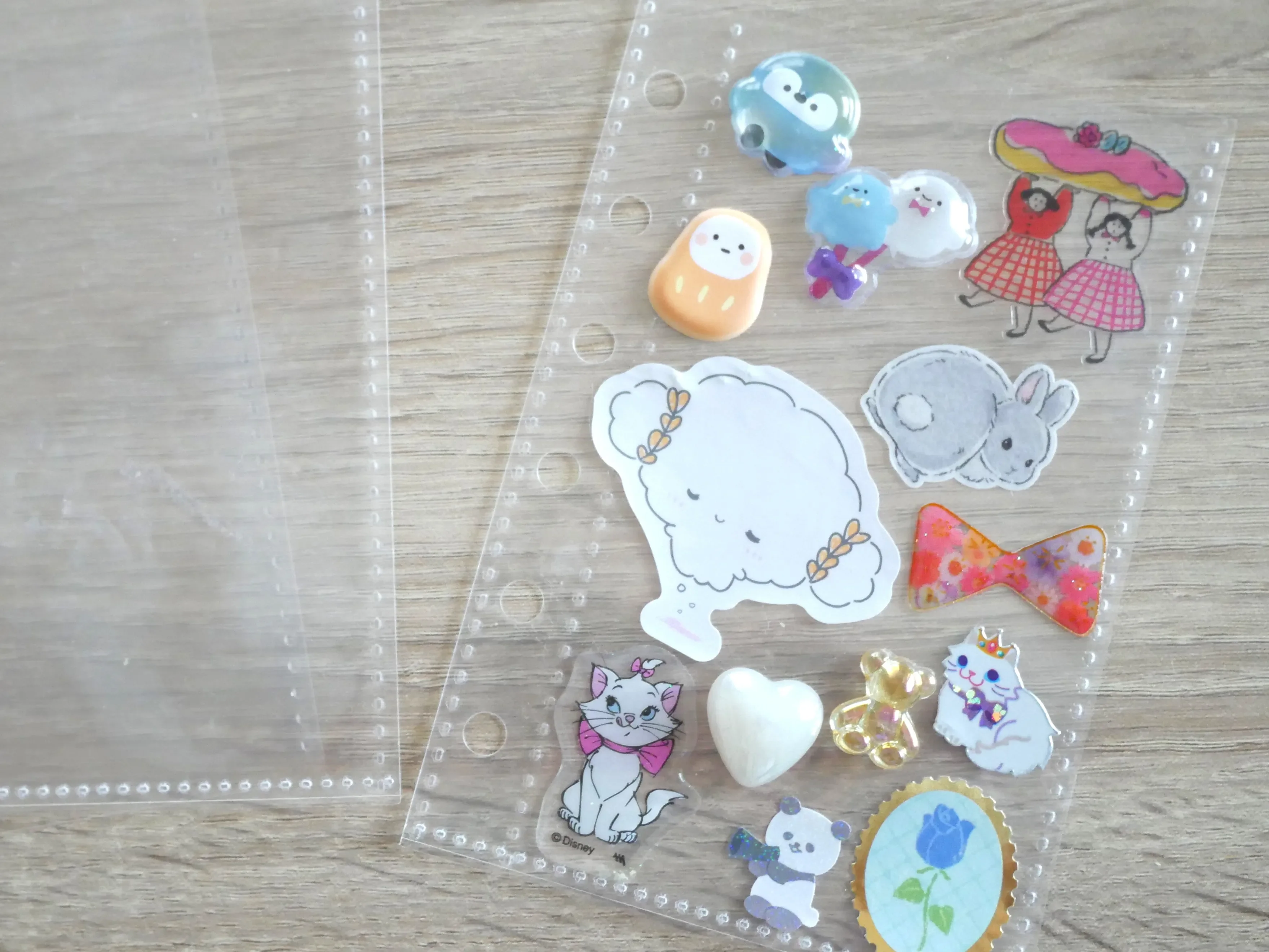 透明リフィルとシールの相性