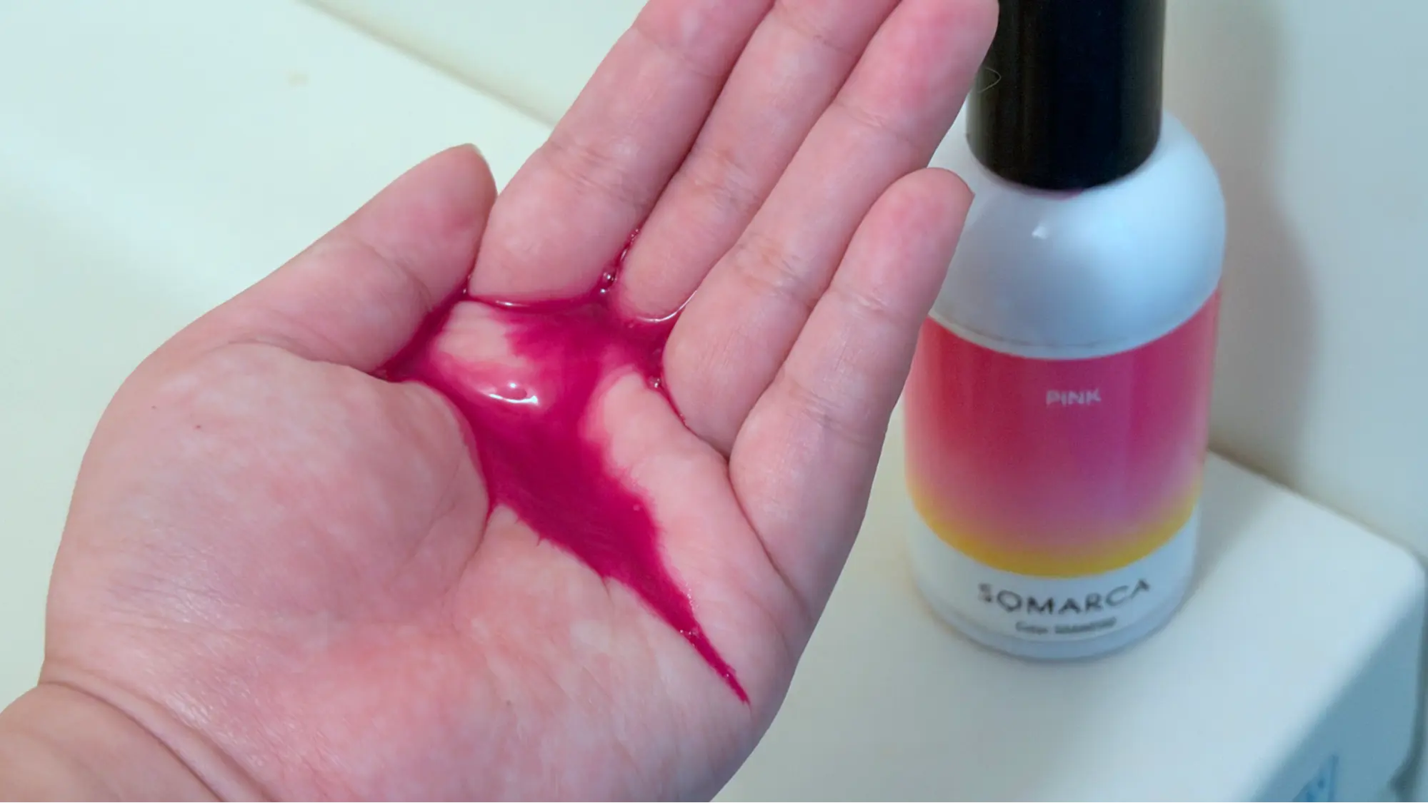 ピンクシャンプー