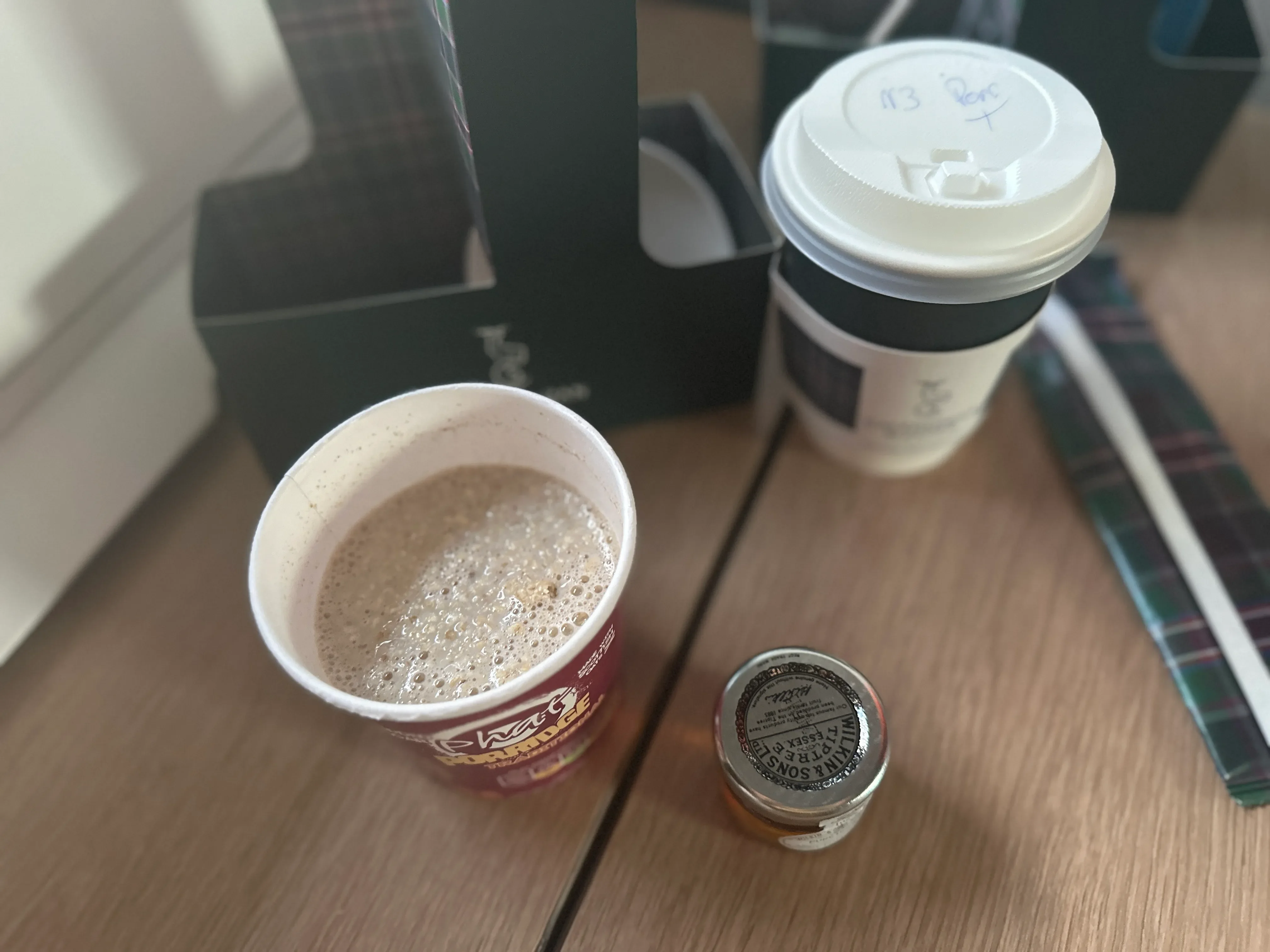 ポリッジの朝食