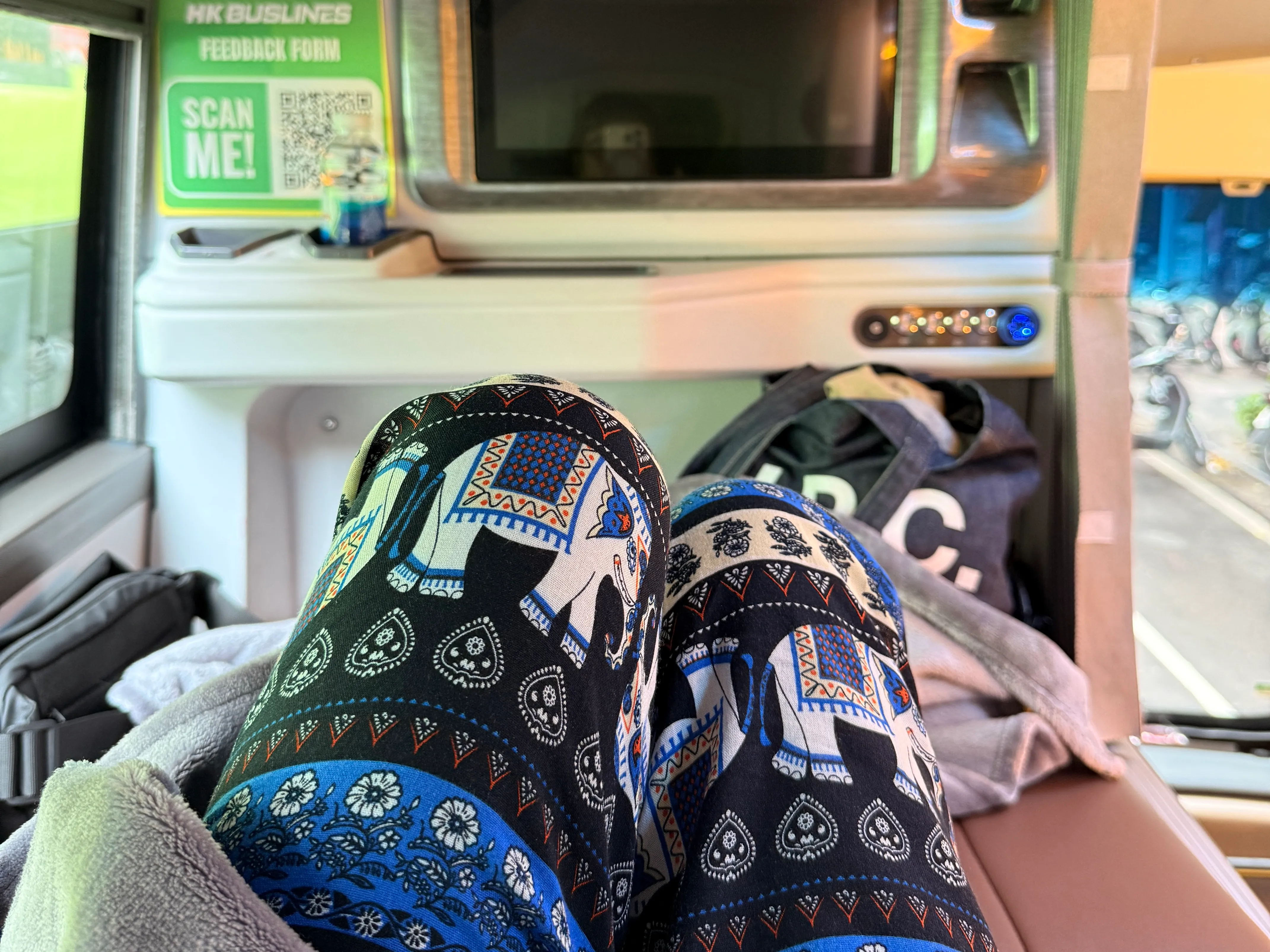 サパまでのバスの車内