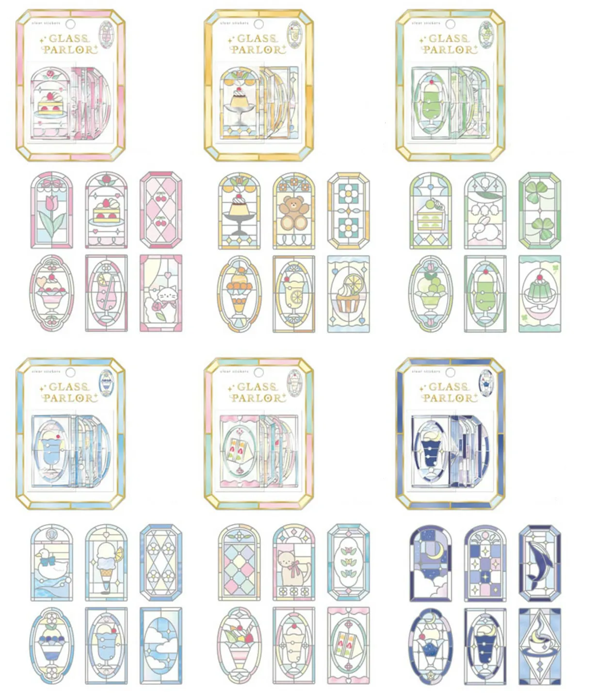 グラスパーラーステッカー